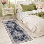 Polyester Floor Runner  Monochrome Pattern Multi Color 150x56cm