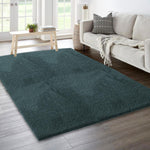 Sensuous Carpet for Bedroom (Hunter Green, 4x6 Feet)