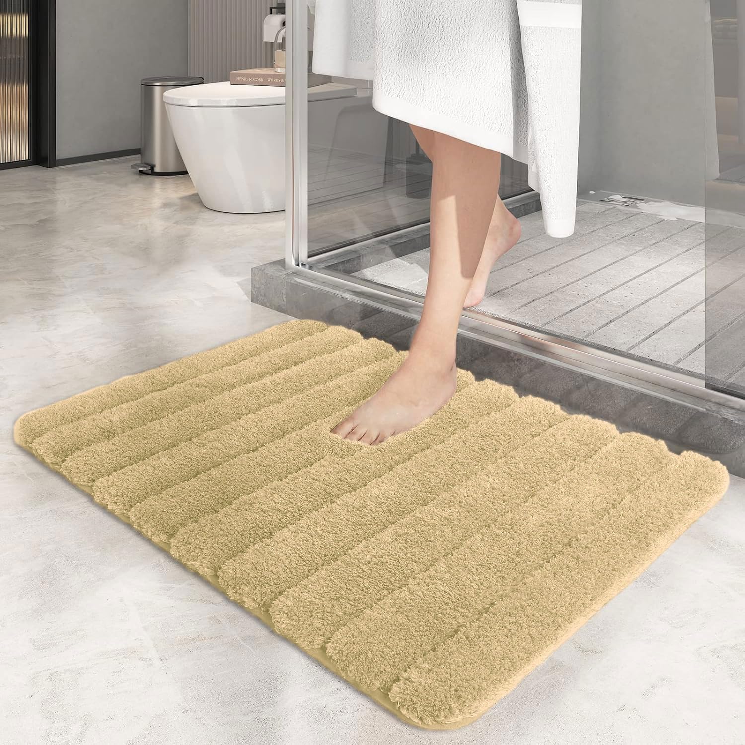 Toronto Bathmat Super Soft Microfiber (40x60 cm, Gold)