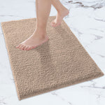 Bathmat 2500 GSM Microfiber Anti Skid (Taupe, 45cm x 75cm)