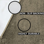 Newman Carpet For Bedroom (4X6 Feet, Taupe)