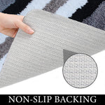 Bath Mat 1600 GSM Super Soft (38x58 cm , Grey)