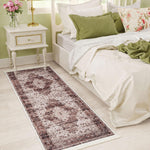 Polyester Floor Runner Persian Mist Pattern Multi Color 150x56cm