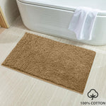 Colosseum Bath Mat 100% Cotton (40x60 cm,Chocolate)
