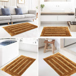 Bathmat 2500 GSM Microfiber Pack of 2 (40cm x 60cm, Gold)