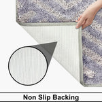 Kyoto Maze Bath Mat Bathroom (40x60 cm, Grey)