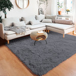 Marino Carpet Fur 2000 GSM (3x5 Ft, Grey)