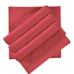 Cotton Kitchen Napkin Set of 4 (Maroon, 45x45 cm)