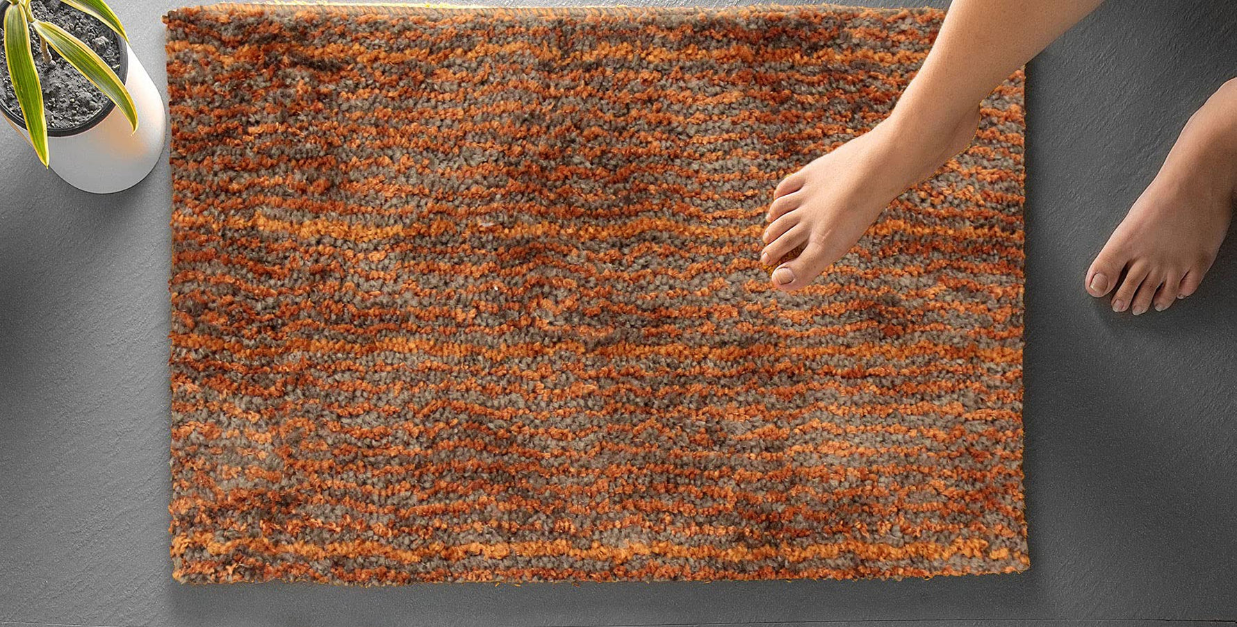 Comfort Bath Mat Super Soft Microfibe( 38x58 cm Coffee)