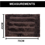 Bathmat 2500 GSM Microfiber (45cm x 75cm, Chocolate)