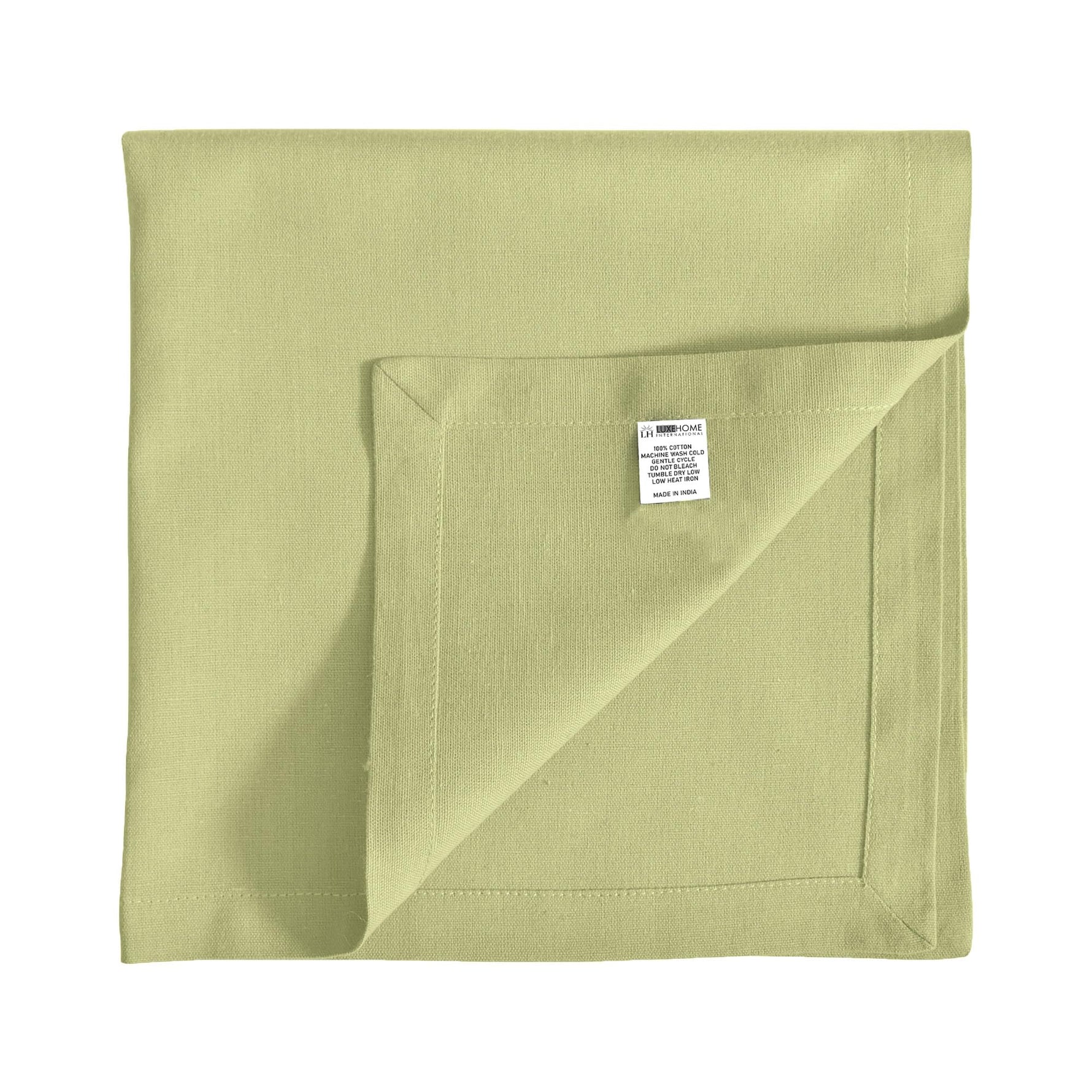 Cotton Kitchen Napkin Set of 4 (Green, 45x45 cm)