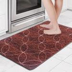 PVC Door Mat for Home Entrance Indoor & Outdoor(40x60 cm - Red)