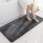 Newman Microfibre Bath Mat (60X90 Cm,Grey)