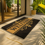 Coir Doormat for Home Entrance (Welcome Print Design ,71x45 cm)