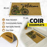 Coir Doormat for Home Entrance ( Bycycle ,71x45 cm)