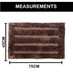 Bathmat 2500 GSM Microfiber (Coffee, 45cm x 75cm)