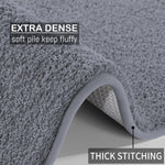 Sensuous Carpet for Bedroom (Grey, 4x6 Feet)