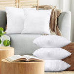 Rebbit Cushion Filler Pack of 5(White,16 x 16 inch )