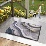 Cuba Door Mats Anti Fatigue - Wave Black (45x75 cm)