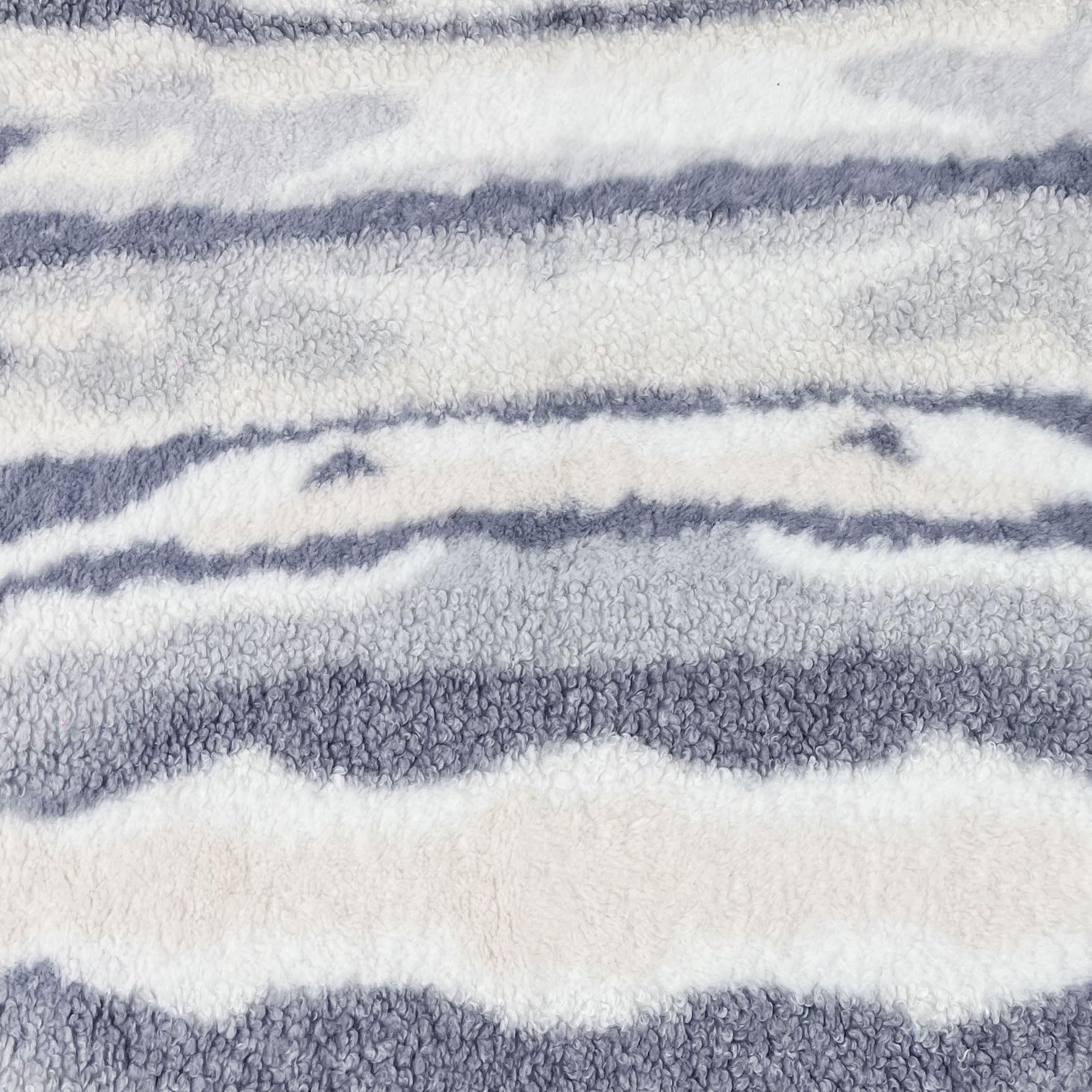 Sofa Cover for 5 Seater Tiger Print Plush Polyester ( 70x180 cm & 60x70 cm , Grey )