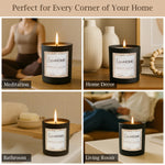 Scented Candles Set of 2 Brown