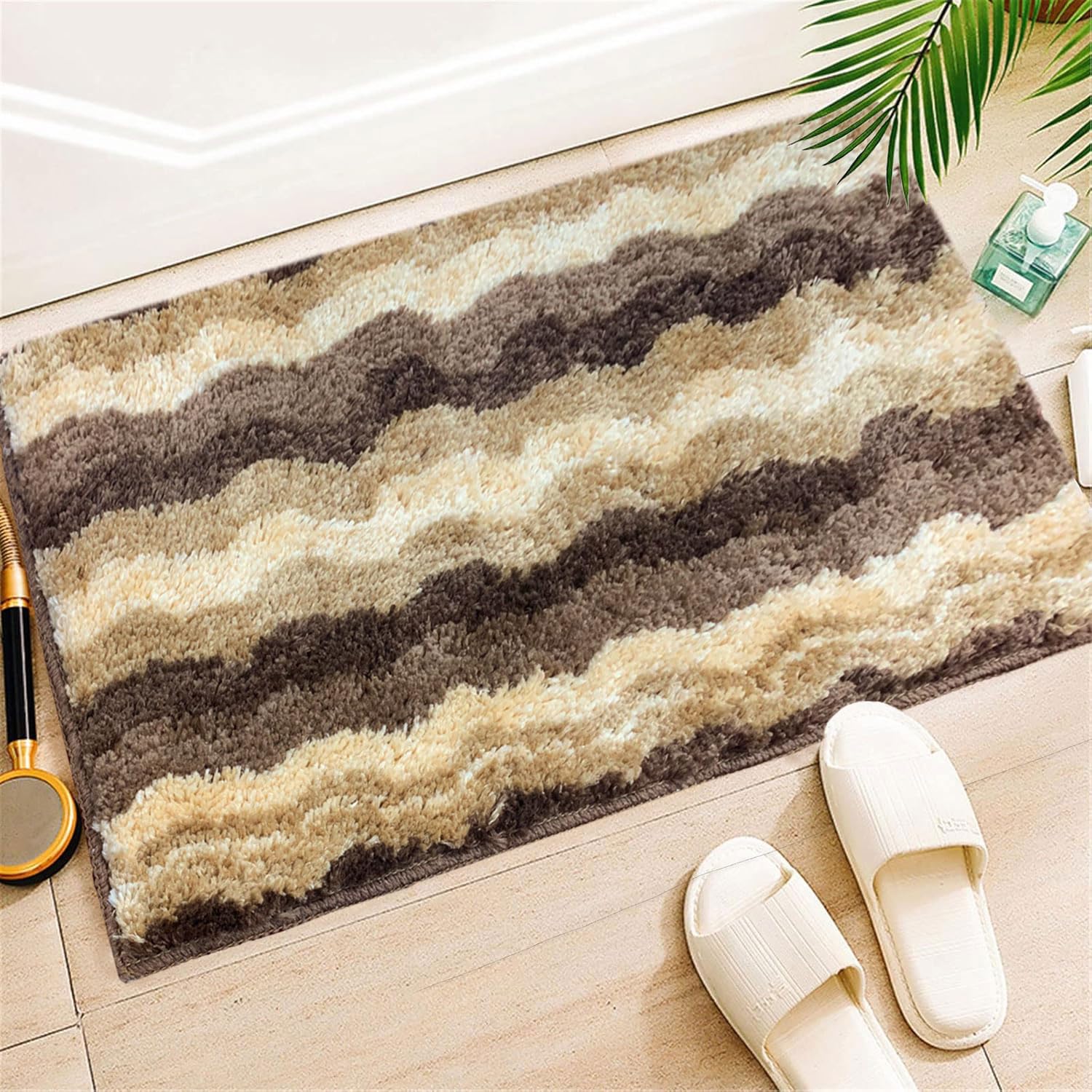 Birmingham Bathmat For Bathroom - (38x58 cm , Amber)