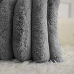 Luxurious Cushion Covers Pack of 2, (16x16 Inch - Grey)