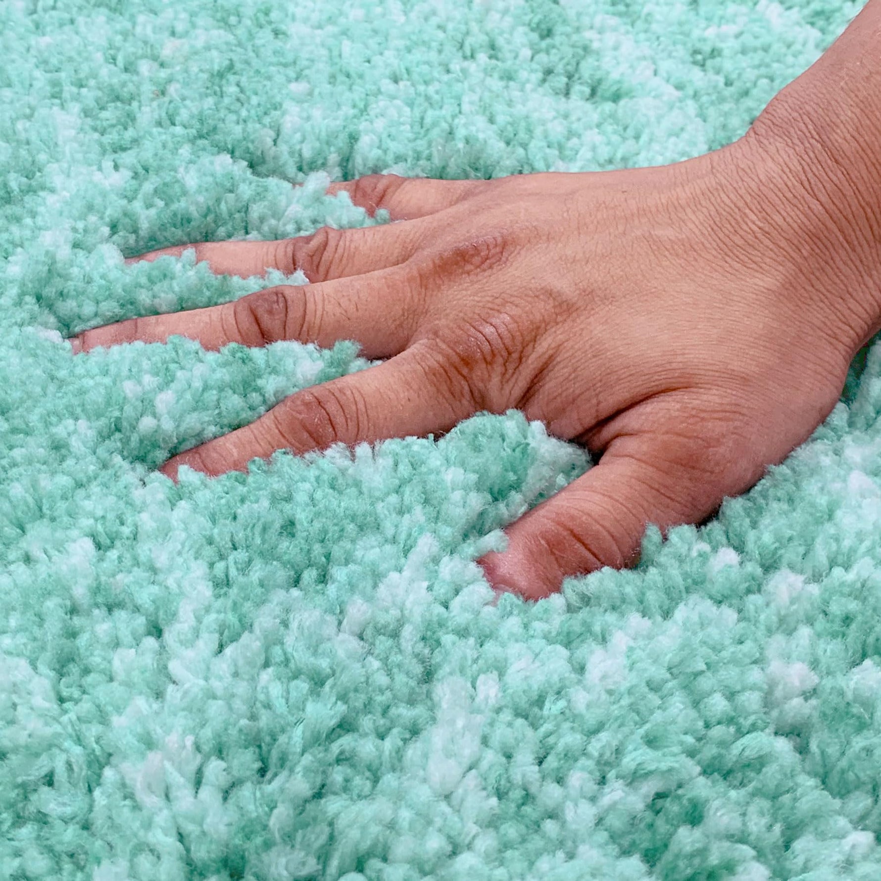 Hawaii Bath Mat Anti Skid (Aqua, 45cm x 75cm)