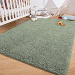 Vegas Carpet For Bedroom,Livingroom(Pastel Green,3X5 Feet)
