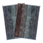 Oyster Bath Mat for Bathroom (38x58 cm,Burnt Green)