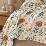 Double Bedsheet with 2 Pillow Covers 220 TC 100% Cotton Feel ( Mustard , 90x100inch )