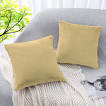 Cushion Cover 16 inch x 16 inch Gold