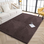 Sensuous Carpet for Bedroom (Coffee, 3x5 Feet)