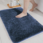 Newman Bath Mat 2500 GSM (40X60 Cm, Blue)