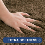 Newman Microfibre Bath Mat (60X90 Cm,Brown Coffee)