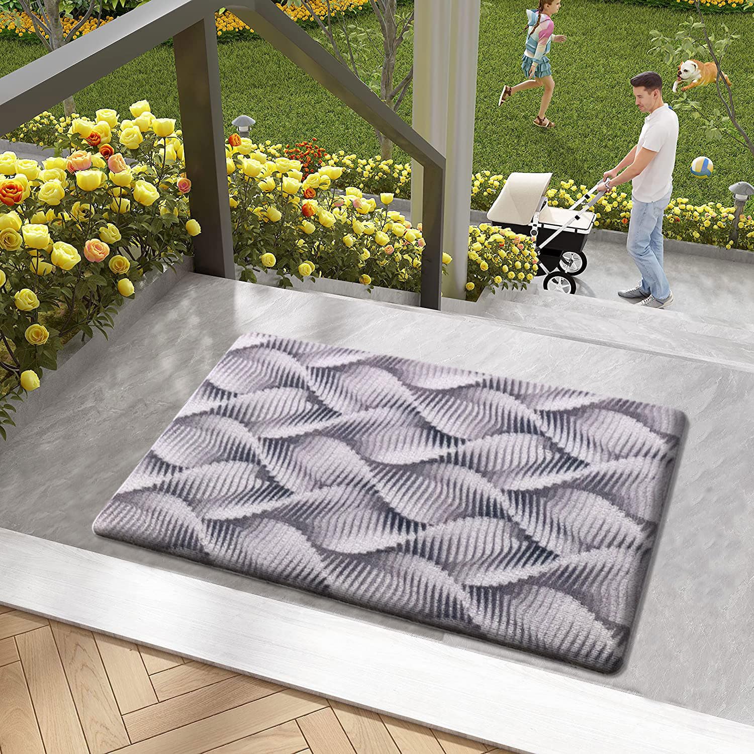 Cuba Door Mats Anti Fatigue - Zigzag (45x75 cm)