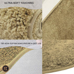 Newman Carpet 2500 GSM (4x6 Feet, Anti-Gold)