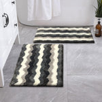 Birmingham Bathmat for Bathroom Pack of 2 (38x58 cm Grey)