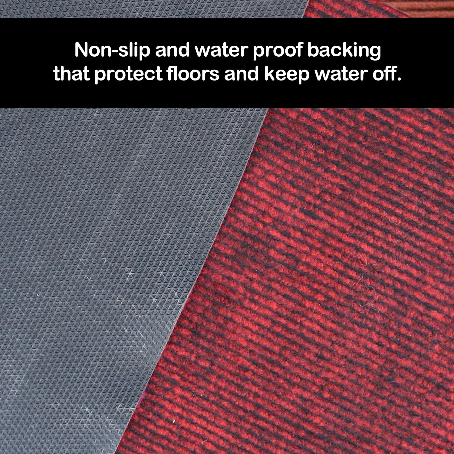 Arizona  Entrance Door Mat (Maroon ,40x60 cm)