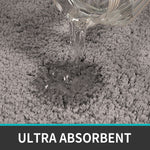 Polyester Contour Bath Mat Set (Taupe  , 45x 75 cm & 40x45)