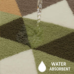 Canada Bath Mat Triangle (40x60 cm, Green)