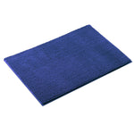 Chenile Bath mat for Bathroom (Navy Blue, 37x56 cm)