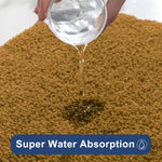 Newman Microfiber Bathmat 2500 GSM (45X75 Cm,Gold)