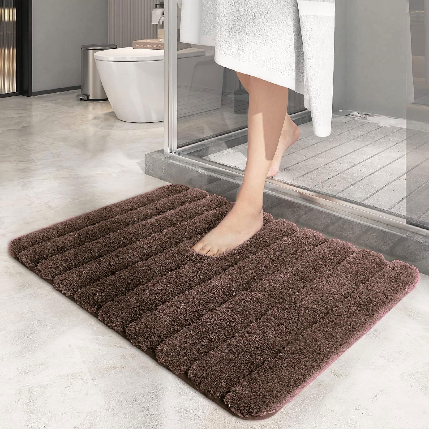 Toronto Bathmat Super Soft Microfiber (40x60 cm, Choco)