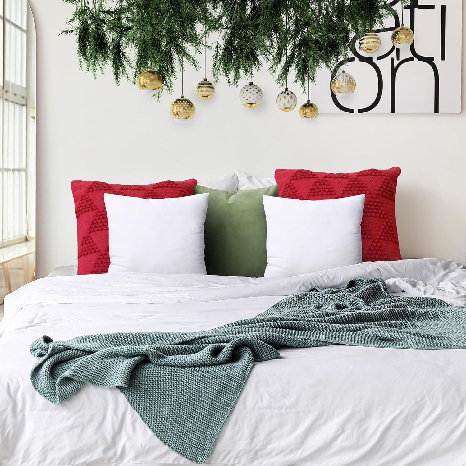 Cushion Filler Pack of 2 (16 x 16 inch, White)