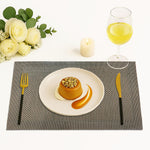 Dining Table Placemat Set of 4 (30x45 CM Brown)