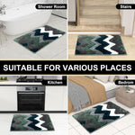 Macau Stripe Bath Mat (40x60 cm,Green)