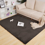 Rabbit Fur Super Soft Carpet (Cocoa, 4x6 Feet)
