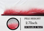 Faux Furr Bath mat Bathroom (Maroon, 40x60 cm)