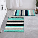 Italia Combo Bath Mat  (40x60 cm, Grey) Pack of 2
